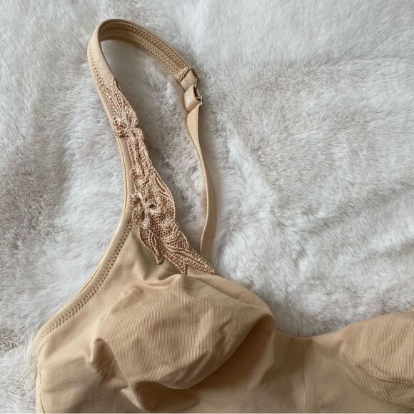 Soma Nude Wireless Bra Unlined 34C Tan Beige - Picture 3 of 8